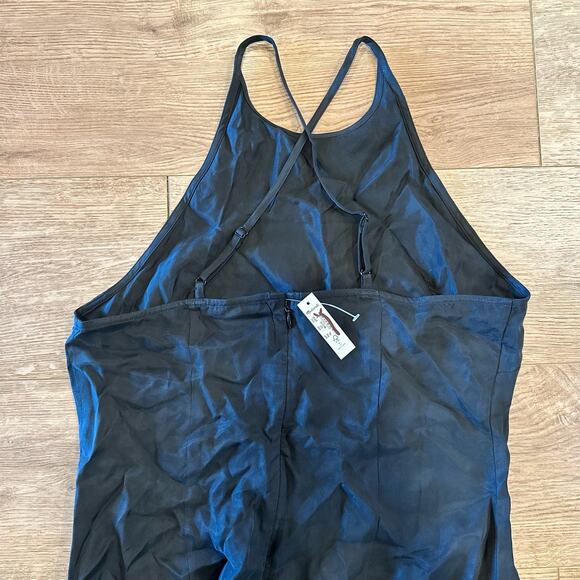 NWT Madewell Crisscross Midi Slip Dress in Cupro-Blend Size 4 - Picture 5 of 9